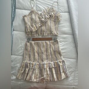 Saylor skirt and top